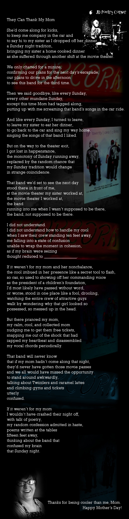 They Can Thank My Mom