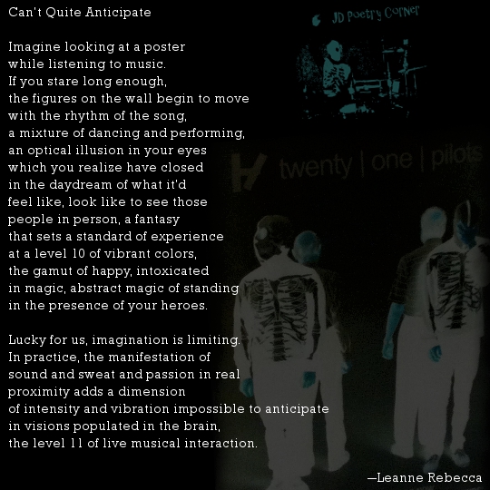 Can't Quite Anticipate