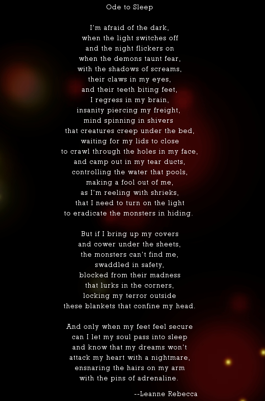 Ode to Sleep