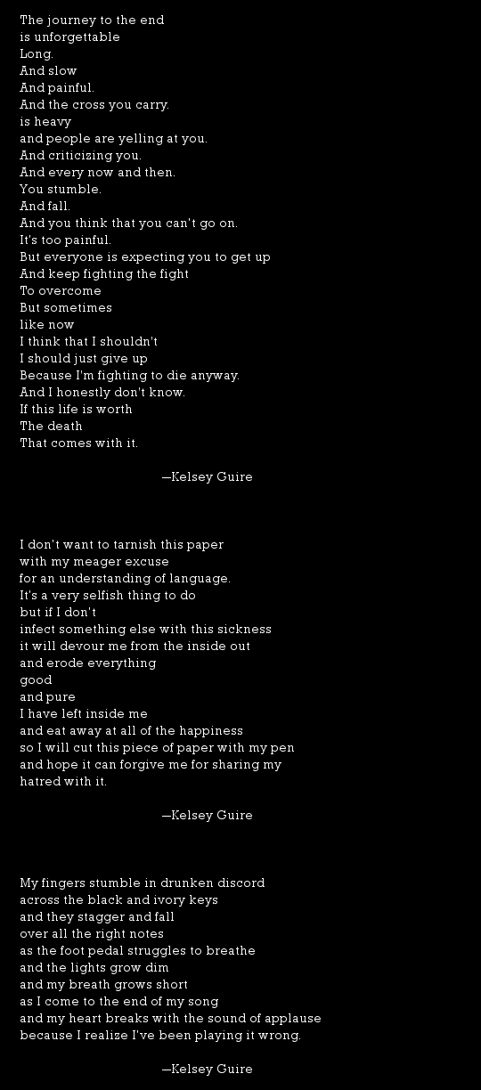 Kelsey Guire Poetry